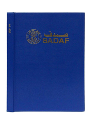 Sadaf Malaysia Register Book, 4QR, 10 x 8, Blue