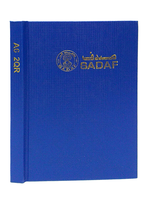 

Sadaf Malaysia Register Book, 2QR, A6 Size, Blue