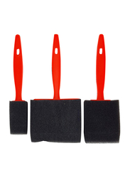 Sadaf Painting Tool Set, PD-82, 3 Pieces, Red/Black