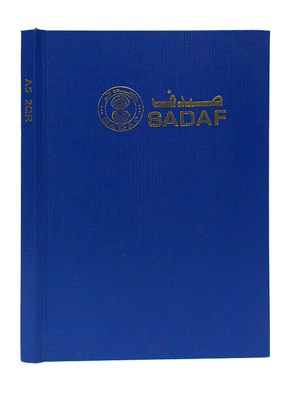 Sadaf Malaysia Register Book, 2QR, A5 Size, Blue