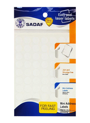 Sadaf Multi Purpose Label, 14 x 23mm, 10 Sheets, PD-81, White