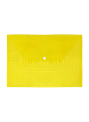 Sadaf F/C Clear Bag, SDF209F, Yellow