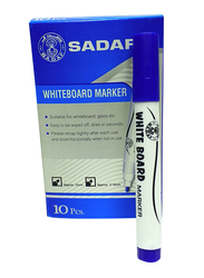 Sadaf Chisel Tip White Board Marker, 5mm, Blue