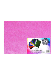 Sadaf Glitter Sponge Sheet without Glue, 50x70 cm, Assorted Colour