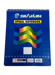 Sinarline Top Open Spiral Notepad, 70 Sheets, 7 x 9cm, White