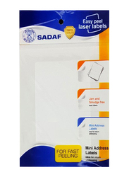 Sadaf Multi Purpose Label, 67 x 118mm, 10 Sheets, White