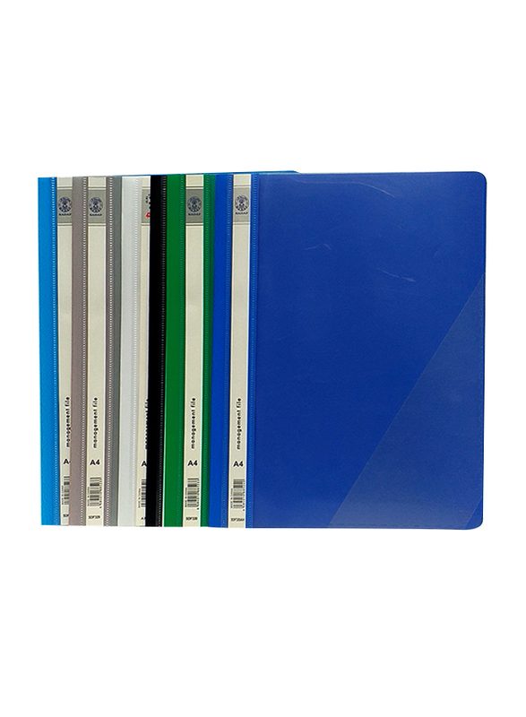 Sadaf Flat File, A4 Size, SDF320, Assorted Colour
