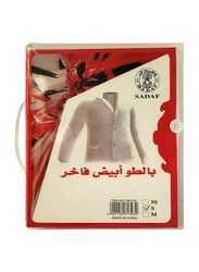 Sadaf Pvc Box Adult Painting Coat, Small Size, PD-98, White