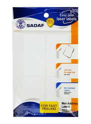 Sadaf Multi Purpose Label, 36 x 72mm, 10 Sheets, PD-81, White