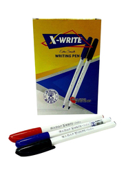 Sadaf 50-Piece X-Write Ball Pen Set, 1mm, Assorted Colour