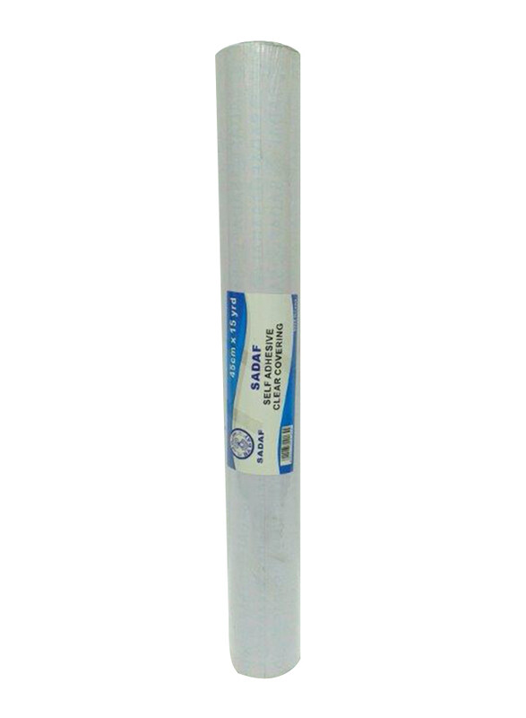 

Sadaf Self Adhesive Roll, 45cm x 15Yards, Clear