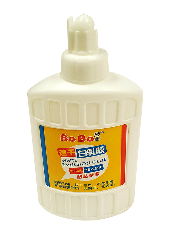 Sadaf Bobo PD-75 YS-2506 Emulsion Glue, 250ml,White