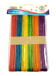 Sadaf Ice-Cream Craft Sticks, PD-96, Multicolour