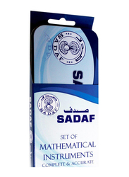 Sadaf PD-79 Mathematical Instruments Box, Blue/Silver