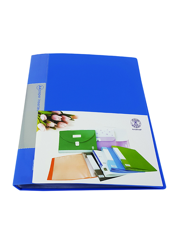 Sadaf 30 Pocket Display Book, A4 Size, SDF30, Blue