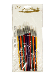 Sadaf Painting Brush Set, PD-100, 12 Pieces, Multicolour