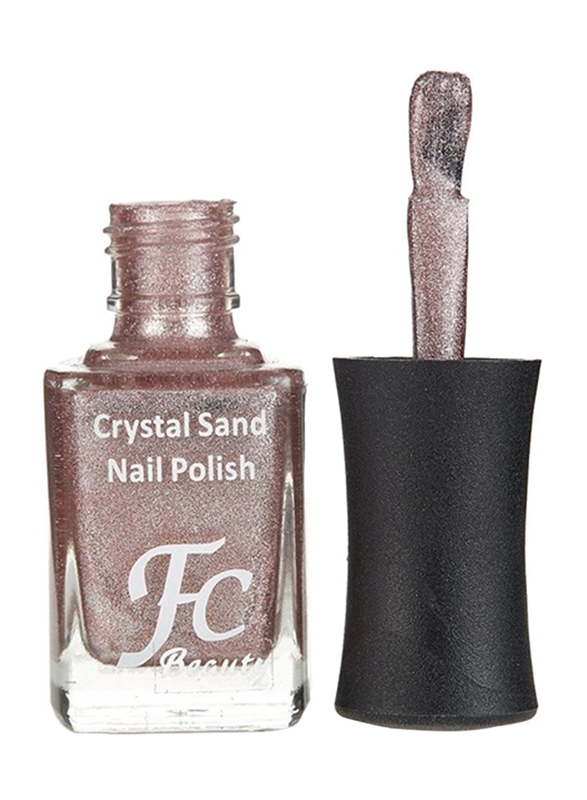 FC Beauty Crystal Sand Nail Polish, 10ml, 17, Brown