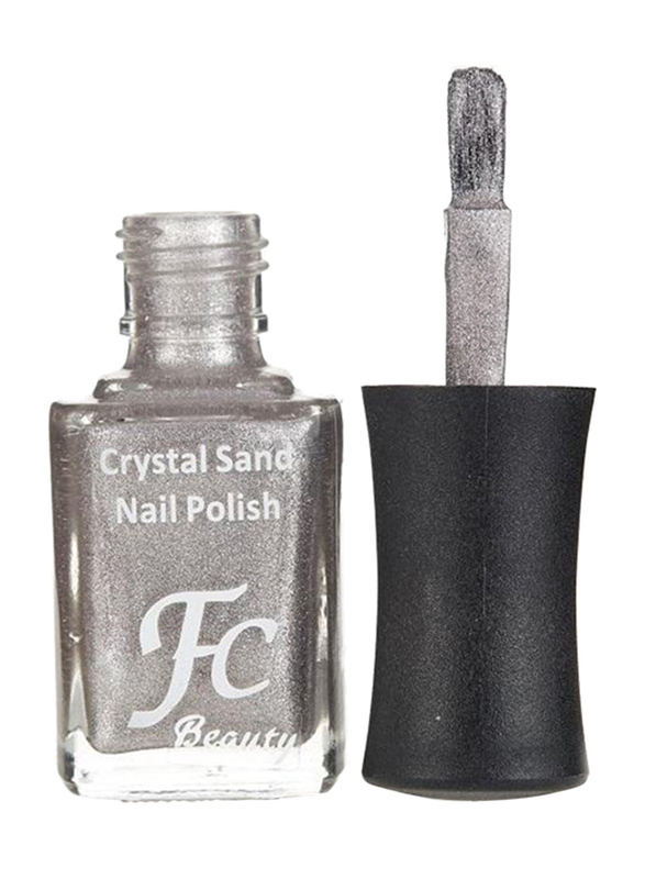FC Beauty Crystal Sand Nail Polish, 10ml, 16, Silver