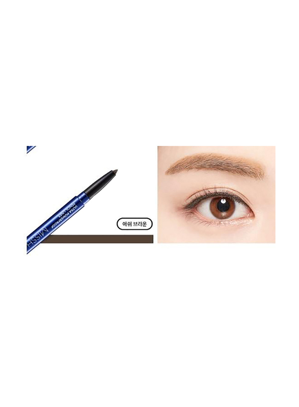 Missha Ultra Powerproof Pencil Eye Liner, 10gm, Brown