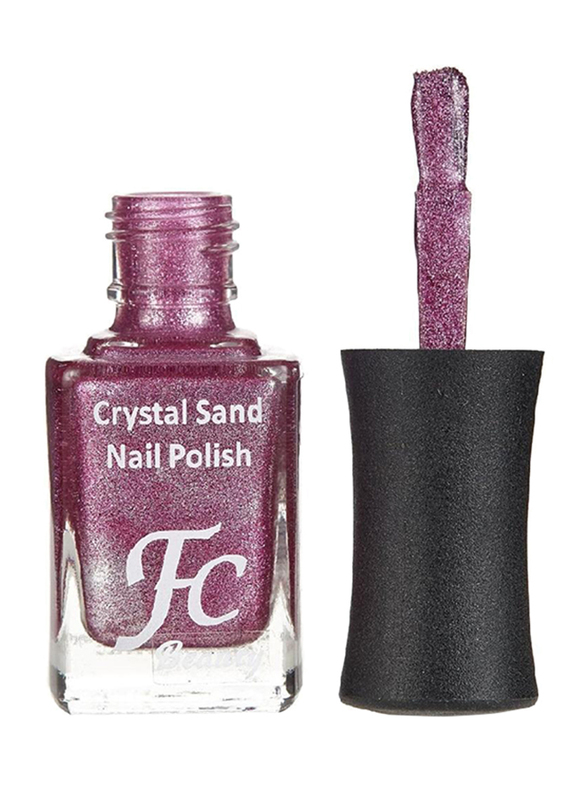 FC Beauty Crystal Sand Nail Polish, 10ml, 09, Purple