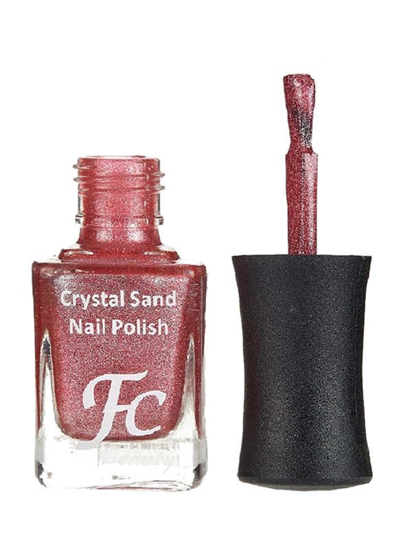 FC Beauty Crystal Sand Nail Polish, 10ml, 07, Red