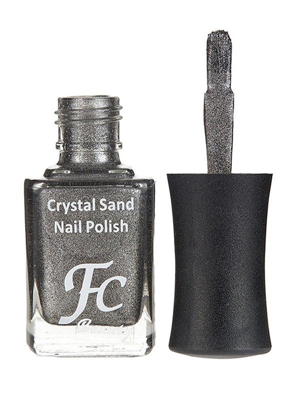 FC Beauty Crystal Sand Nail Polish, 10ml, 11, Silver