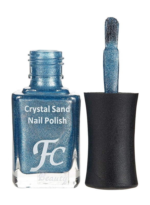 FC Beauty Crystal Sand Nail Polish, 10ml, 23, Blue