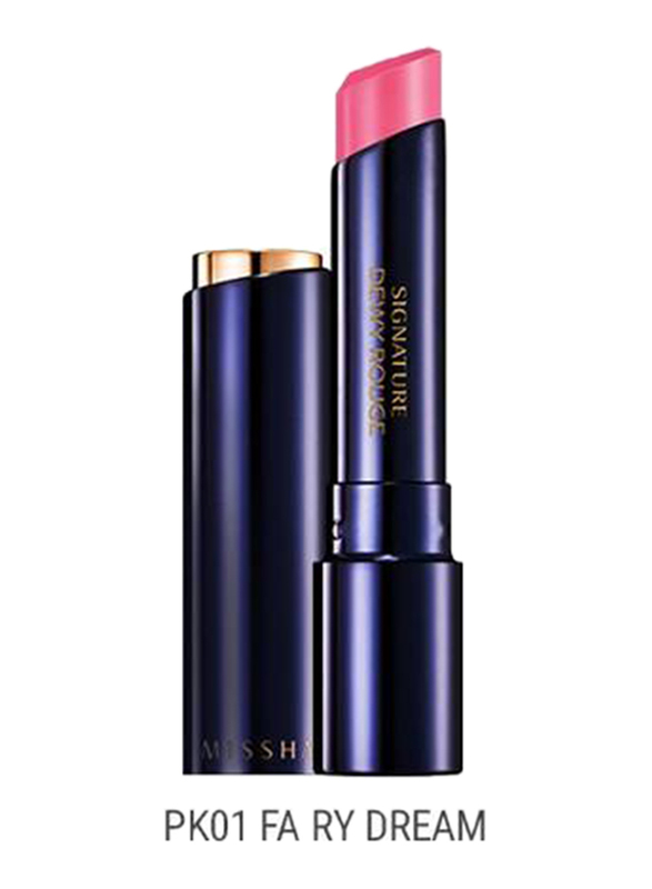 Missha Signature Dewy Rouge Lipstick, 3.4gm, PK01 Fairy Dream, Pink