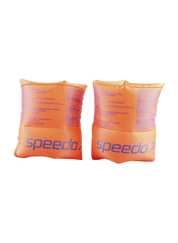 

Speedo Roll Up Armbands, 2-12 Years, Orange