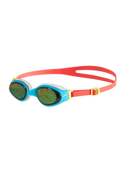 Speedo Holowonder Junior Swimming Goggles Unisex Adult, 8-10488b787, Orange/Blue