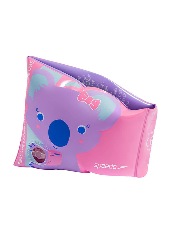 

Speedo Koala Printed Armbands, Pink/Purple