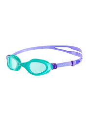 Speedo Futura Plus Junior Swimming Goggles Child Unisex, Green/Blue