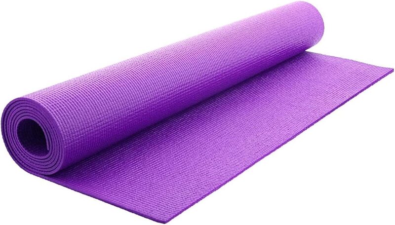 Marshal Fitness Non-Slip and Durable Exercise and Yoga Mat, 5mm, Purple