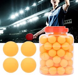 Marshal Fitness Ping Pong Table Tennis Balls, 60 Pieces, Mf-0509, Orange