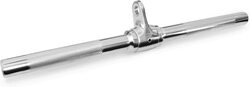 Marshal Fitness Fit Revolving Straight Bar Attachment for Cable Machine, 20 inches, Mf-0660, Silver