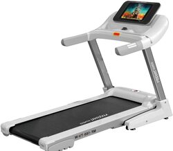 Marshal Fitness Home Use Best TV Treadmill with 3.5 DC-HP Motor and Max User 100Kg, MF-169-TV, White