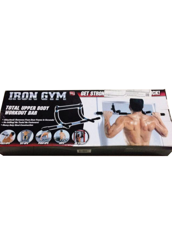 Iron Gym Total Upper Body Workout Bar, Black