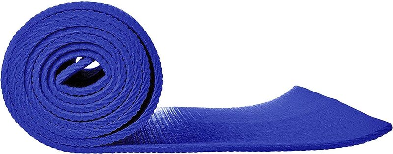 Marshal Fitness Non-Slip and Durable Exercise and Yoga Mat, 4mm, Blue