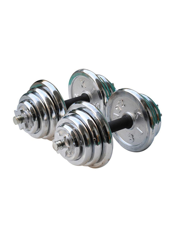 York 30 kg discount chrome dumbbell set