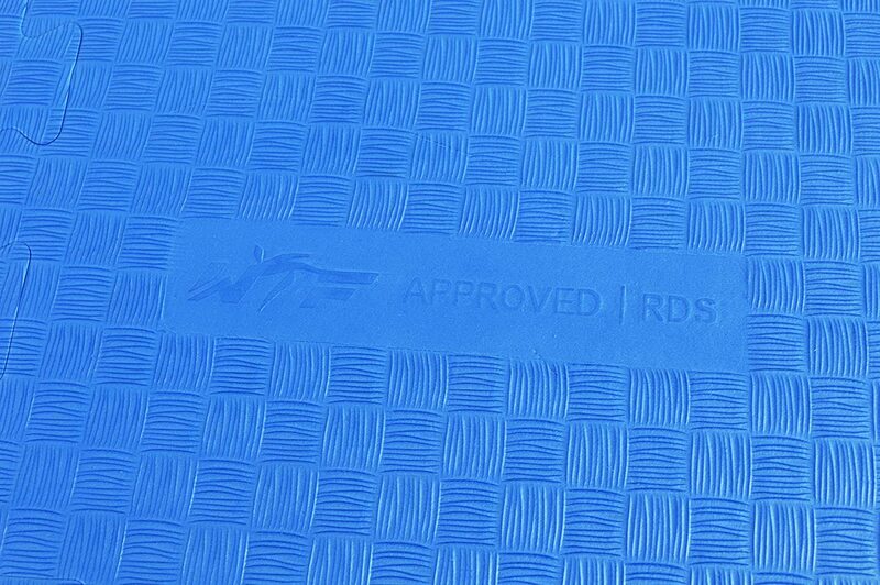 Marshal Fitness Interlocking Puzzle Tatami Eva Foam Mat, Red/Blue