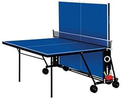 Marshal Fitness Table Tennis Classic In Door Two Way Foldable Ping Pong Table, Mf1400, Blue