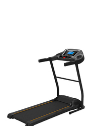 Marshal Fitness Home Use Space Saving Folding Treadmill with LCD Display, PKT-130-1, Black