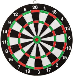 Marshal Fitness 12-Inch Double Sided Darts Board with 4 Darts Pin, Mf-0229, Multicolour