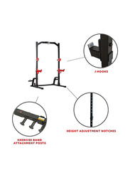 Marshal Fitness Adjustable Multi-Function Barbell Rack Stand, MF-2830, Black