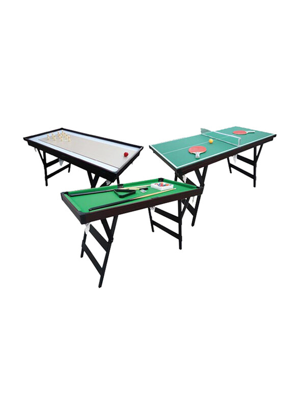 

Marshall Fitness Marshal Fitness 3-in-1 Multi Game Table Pool, MF-4082, Multicolour