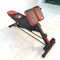 Marshal Fitness Multi-Functional Bench, MF-0072, Black/Red