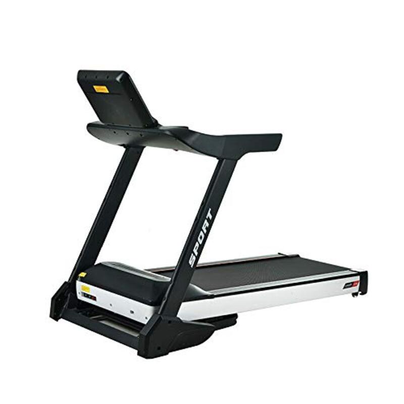 Marshal Fitness TV Treadmill with 6.0 HP Motor and Max User Weight 160Kg, MF-4295-TV, Black