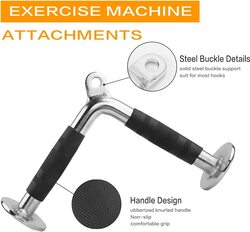 Marshal Fitness V Shaped Press Down and Pull Up Bar, Mf-0174, Silver