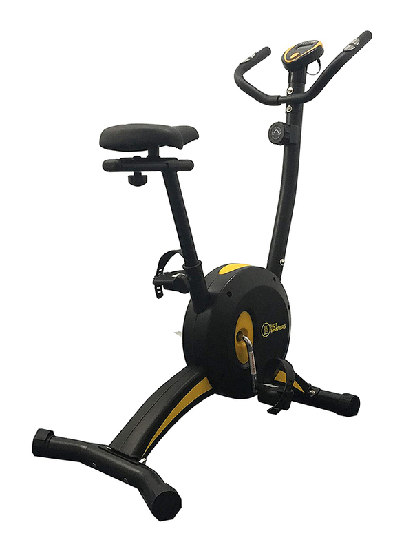 Marshal Fitness Hot Shapers Elegant Design Exercise Bike for Cardio Workout, MFK-1056B, Black