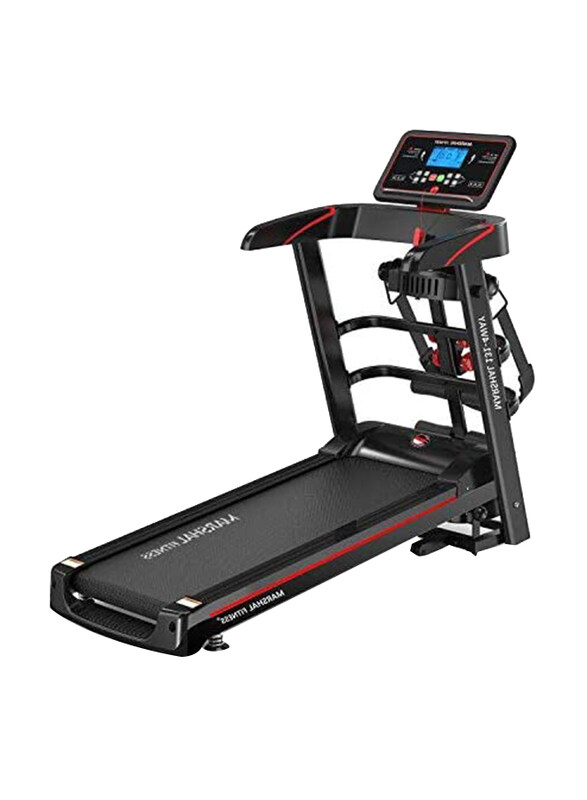 

Marshal Fitness Treadmill with Massager and Dumbbell, MFLA-131-4, Black